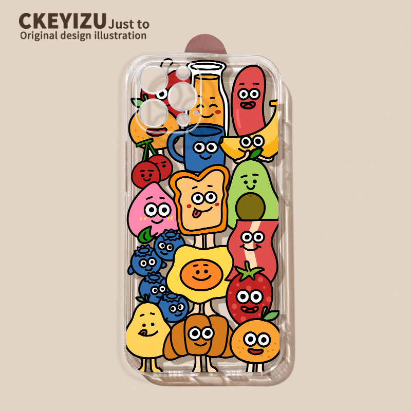 适用苹果14手机壳J9495食物派对