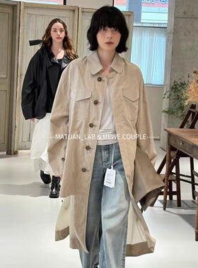 现货2025秋新款赵露思明星同款女士风衣宽松休闲外套百搭