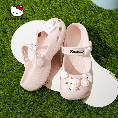 HelloKitty儿童洞洞鞋超轻便拖鞋