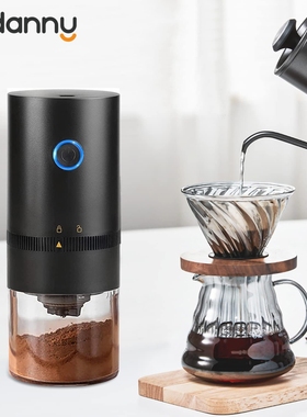 Electric Coffee Grinder Automatic Beans Mill Portabl咖啡研磨