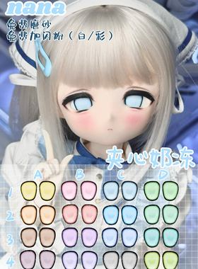 【nana】水贴眼BJD/MDD/tinyfox/二次元卡通眼珠，工期15天