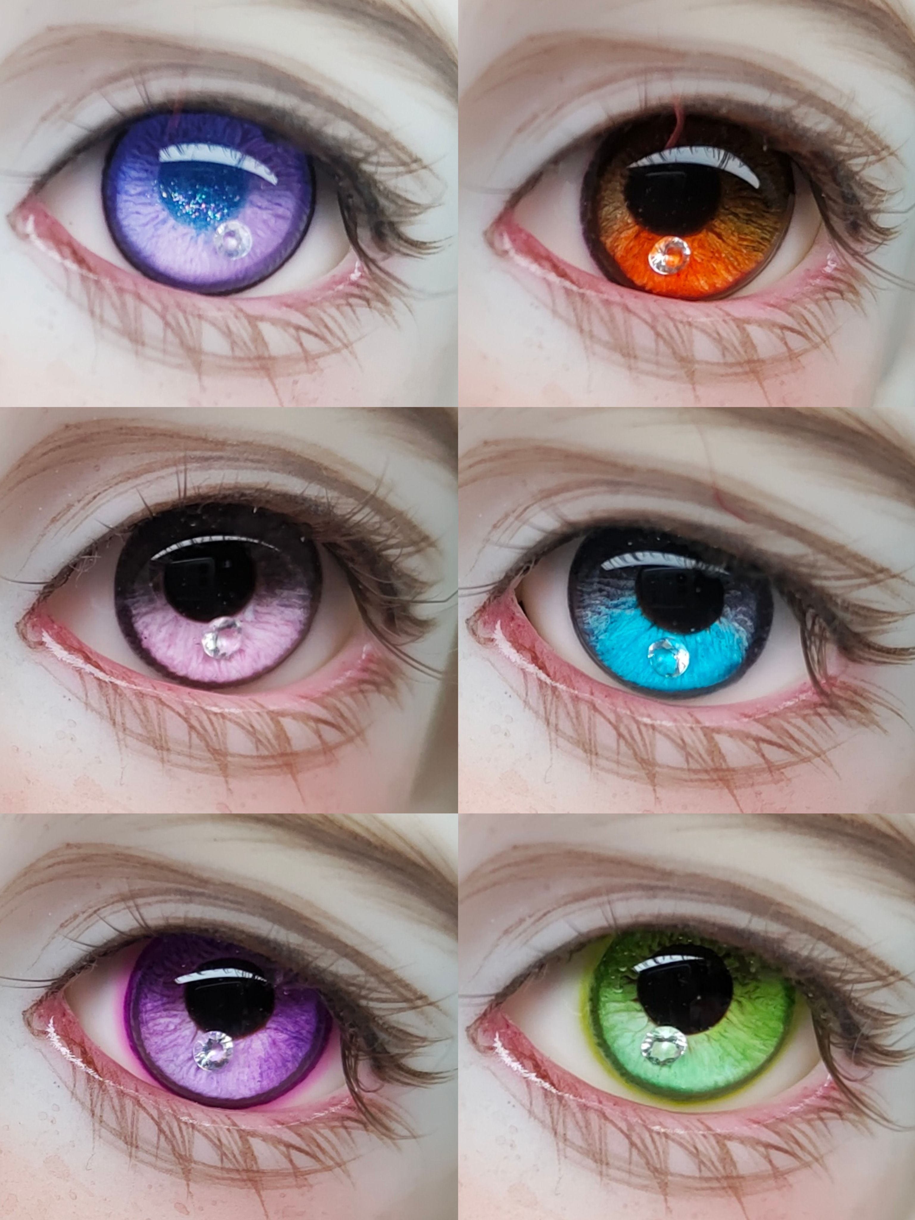 bjd眼珠，真人风，高透bjd眼珠