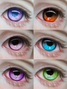 【花花眼】美人泪系列bjd眼珠，尺寸定制bjd三分四分六分，两对包