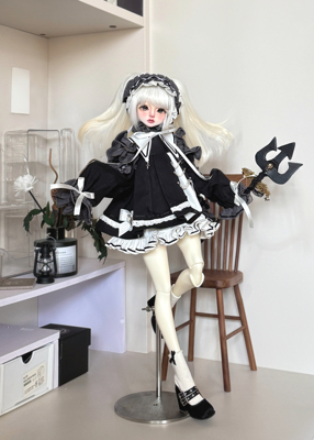 【贩售中】墨染圣歌bjd娃衣四分普4胖4大4可通穿 哥特风甜酷娃衣