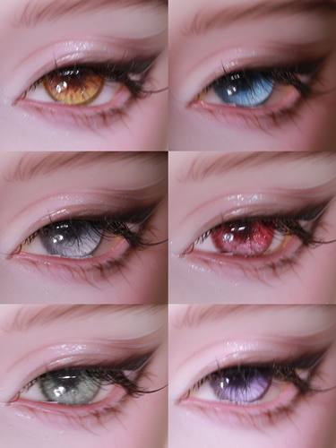 【凌和】色不拉几系列 bjd眼珠仿玻璃眼346分3对包邮工期60天左右