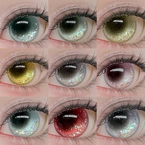 【九霜眼】流光系列bjd眼珠 高透亮闪3分4分6分，3对包邮工期20天