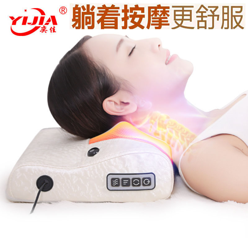 奕佳按摩枕颈椎按摩枕头揉捏颈部肩部背部腰部全身电动按摩器