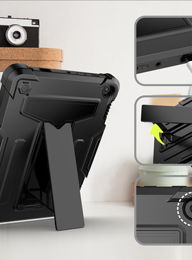 适用于2024新款亚马逊Fire HD8保护套2022平板电脑12th代8英寸HD8Plus全包边软壳硅胶外壳防摔横竖支架