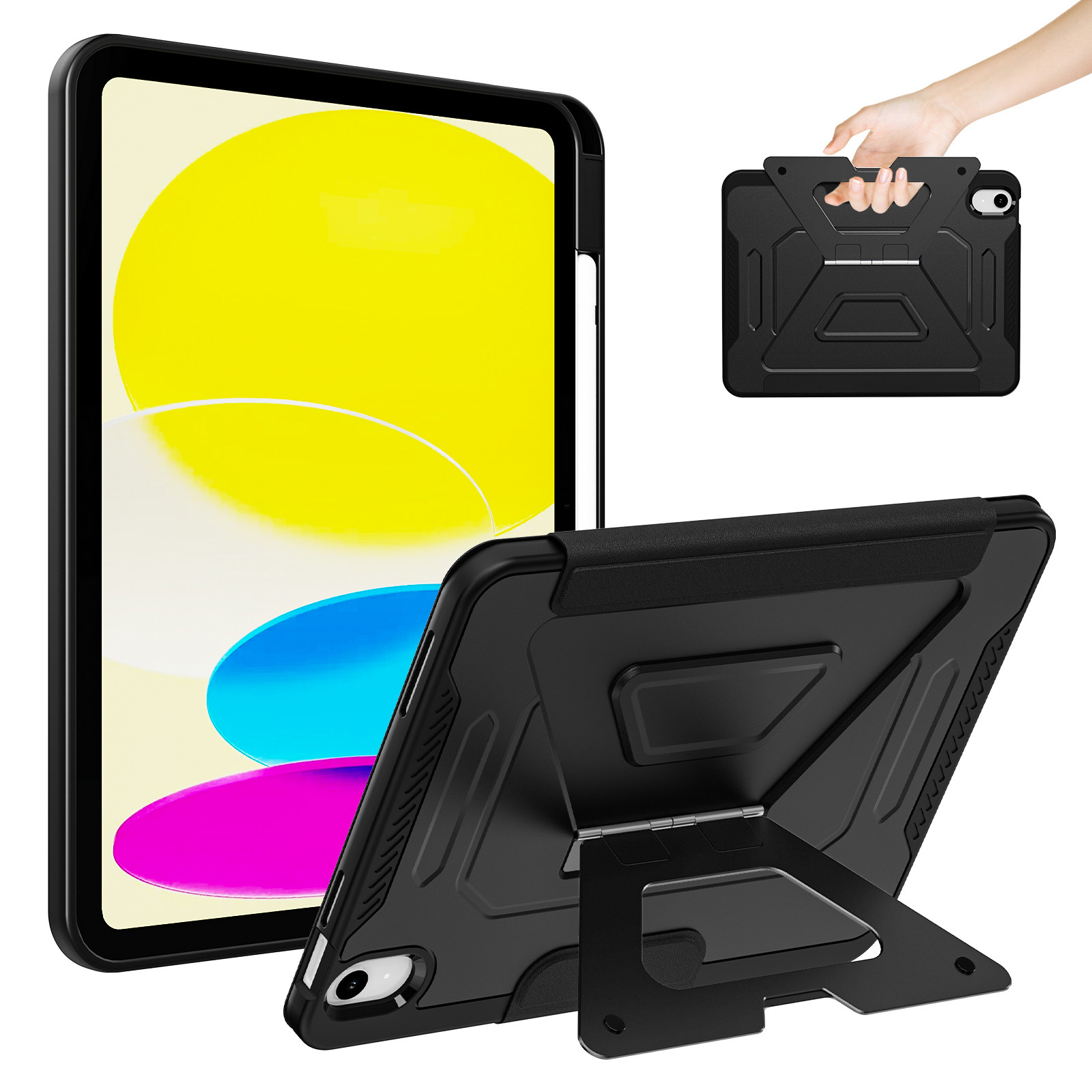 适用2026苹果iPad12/11代保护套带笔槽防摔Pro11平板Air4/5/6/7/8全包边软壳10硅胶10.9寸10.2皮套铝合金支架