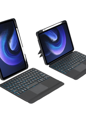 适用2024小米平板7/7Pro保护套带笔槽8Pro平板8电脑11英寸Xiaomi Pad6蓝牙键盘触摸板鼠标全包边软壳可分拆式