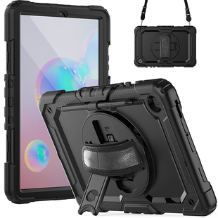 适用2024三星Tab S6Lite保护套防摔625平板电脑10.4寸SM-P610/P615C全包边软壳硅胶P613旋转支架620挂肩绳619