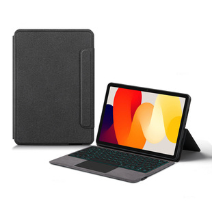 适用红米Redmi Pad SE11英寸保护套带蓝牙键盘触摸板鼠标23073RPBFC平板M7电脑一体式全包边软壳硅胶皮套支架