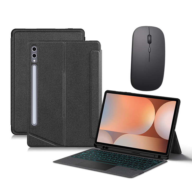 保护套带笔槽蓝牙键盘触摸板鼠标