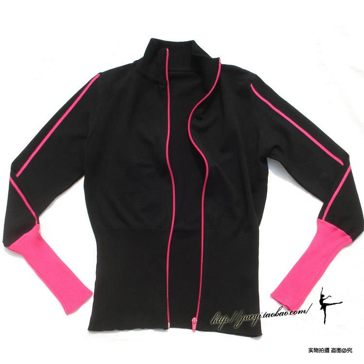特价广场舞长袖上衣秋季舞蹈服装练功服健美服拉链开衫毛衣女新款