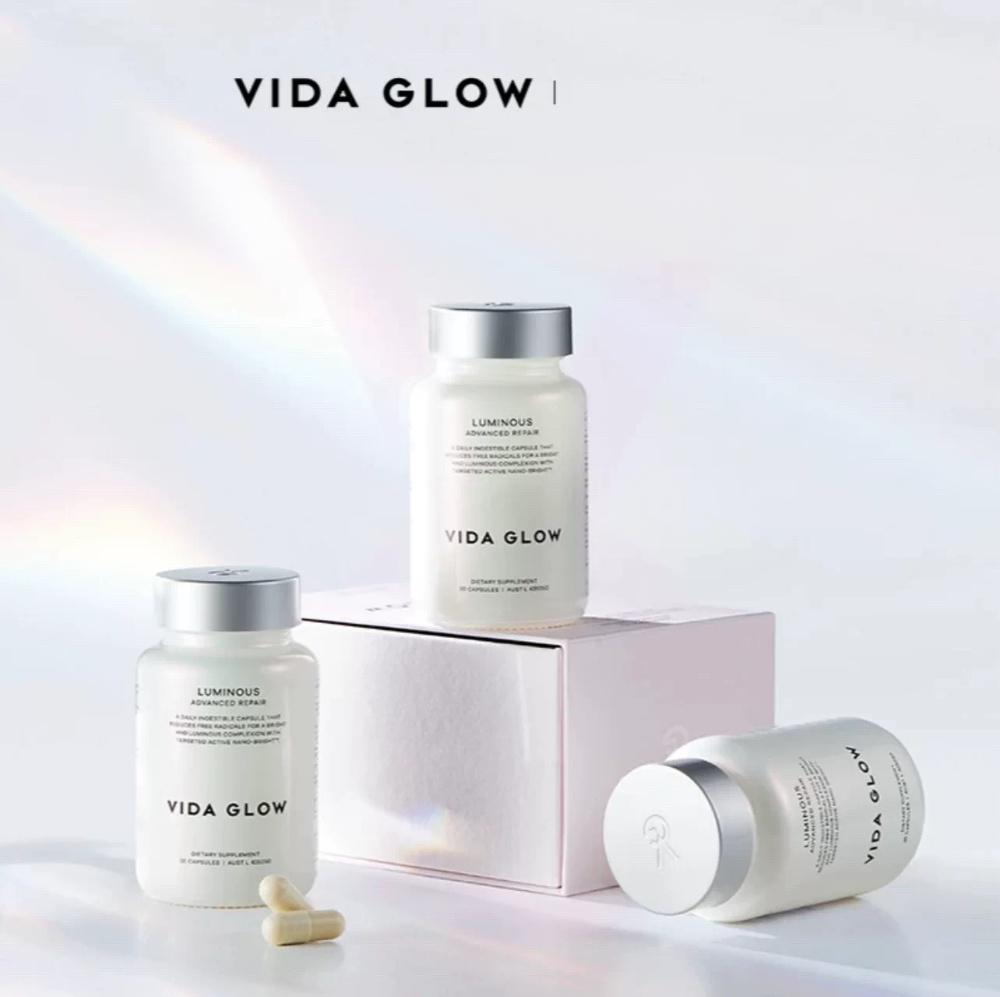 vida glow白月光胶囊美白发光亮白提亮淡化色斑口服内调滤镜澳洲
