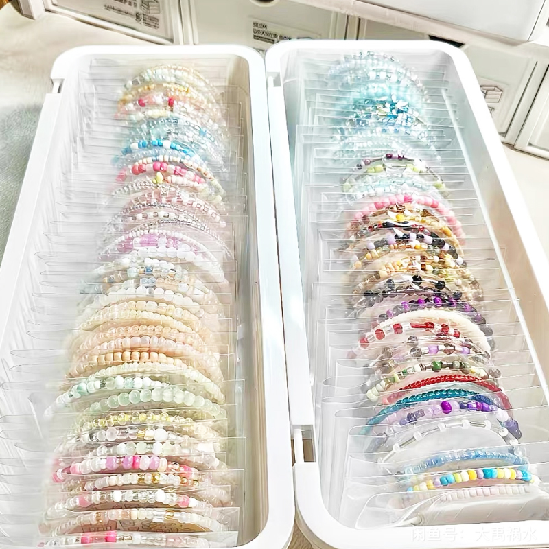 小众摆摊手链米珠原创