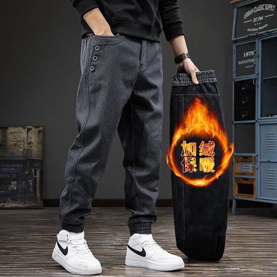 2025冬季加绒加厚男士休闲裤