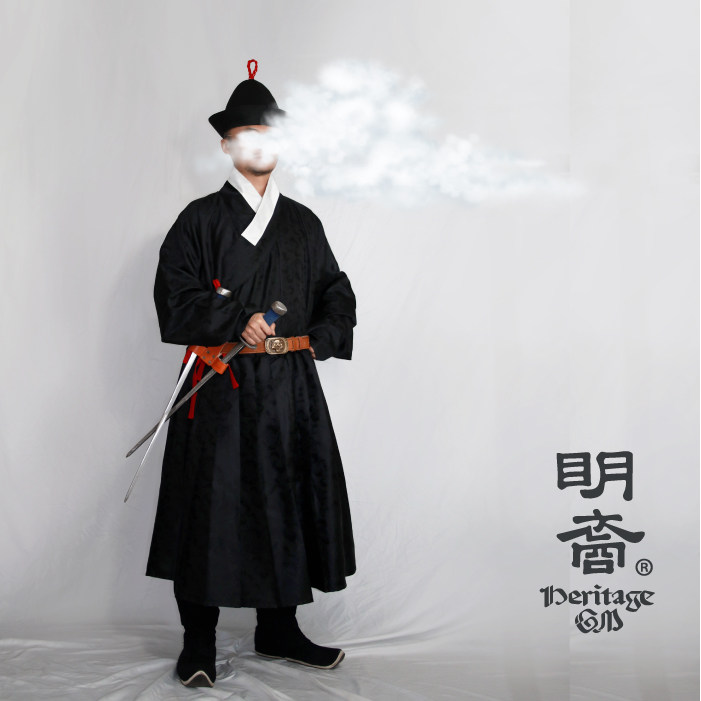 【定制】 贴里袍 窄袖 明制汉服男装 衬袍 内搭 外穿 武服