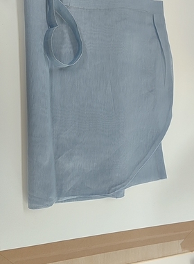 【现货】彩色幅巾 仿罗 蓝灰色 明制复原款