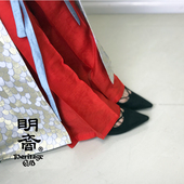 女装 明裔汉服 多色可选 明制 现货 抱褶膝裤