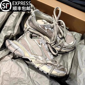 巴黎3XL老爹鞋高-版本九代做旧复古男鞋莆田官网正品厚底运动鞋女