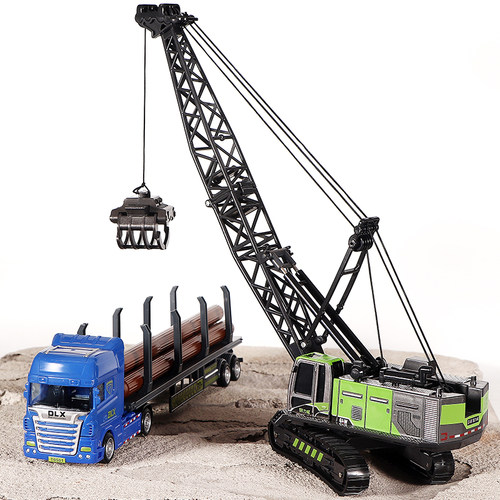 吊车玩具大号起重机儿童挖掘机