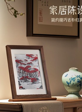 优选傅铜雕画《鸿运当头》办公家C居装饰画錾刻金属画摆台商务礼.