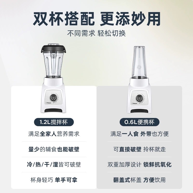优选itamix破壁机家用维他密斯C全自动豆浆榨汁机多功能料理机S、