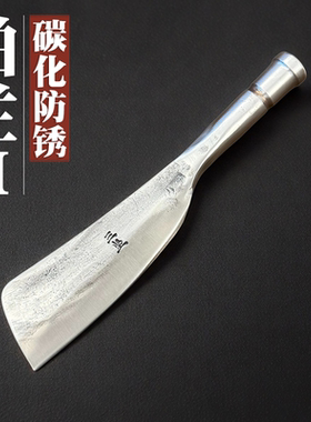 三坚手工锻打履带销钉帕兰刀碳化防锈砍斩骨刀户外露营多用刀柴刀