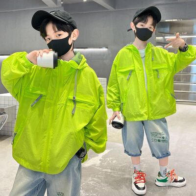 童装男童夏装防晒衣外套2025新款儿童防晒服夏季中大童薄款夏款潮