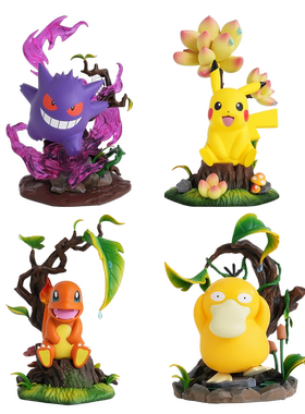 Morstorm魔力风暴宝可梦小火龙手办周边皮卡丘耿鬼潮玩摆件礼物男