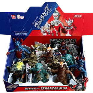 正版授权锦江奥特曼软胶怪兽玩具艾雷王雷德王哥莫拉古墩男孩礼物