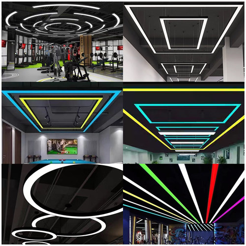 LED长条灯办公室吊灯台球氛围灯