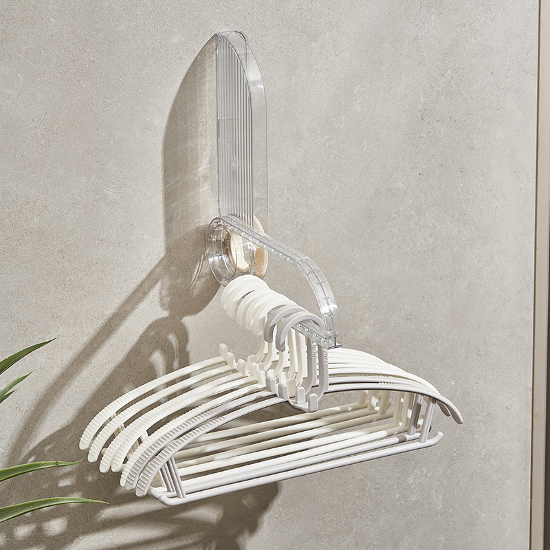 衣架收纳架轻奢壁挂式多功能大容量伸缩浴室洗衣机阳台家居置物架