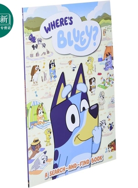 小蓝狗布鲁伊：找找布鲁伊 Where's Bluey? 英文原版 儿童绘本 卡通动画故事图画书 精品绘本 进口图书 又日新