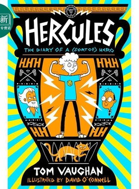 赫拉克勒斯 英雄日记 Hercules 1 Hercules the Diary of a (Sort of) Hero 英文原版 插图丰富的幽默小说故事 又日新