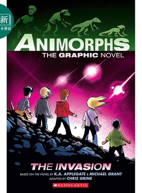动物形态 1 入侵 The Invasion A Graphic Novel Animorphs #1 Volume 1 英文原版 儿童图画小说 全彩漫画故事 又日新