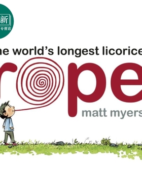长长的甘草绳 Matt Myers Worlds Longest Licorice英文原版 儿童故事图画书精装绘本读物 进口图书 兰登书屋童书 又日新