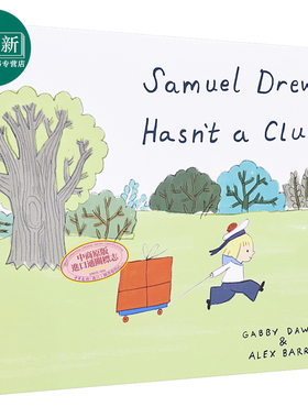 Alex Barrow 包裹里面有什么 Samuel Drew Hasn’t a Clue 英文原版 进口图书 儿童绘本 动物故事图画书 3-6岁