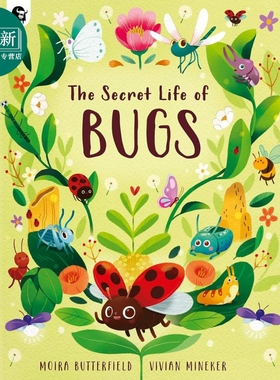 昆虫的秘密生活Secret Life of Bugs 英文原版 儿童绘本 动物图画书 精装科普绘本 进口童书 自然科学读物7岁以上 又日新