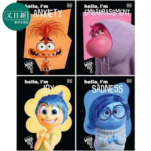 Out 又日新 Sadness悲伤 Disney Inside 英文原版 Joy欢乐 DK头脑特攻队2系列 儿童情绪读物 Anxiety焦虑 Hello