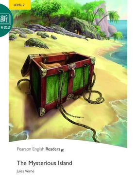 Pearson English readers神秘岛The Mysterious Island培生英语分级读物2级 初中-高中 蓝思值560L中心词600 原版 又日新