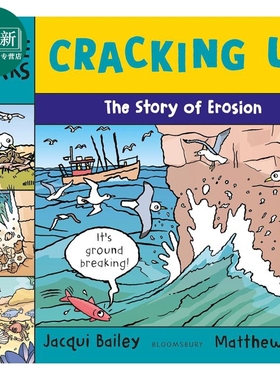 科学工作解码 侵蚀 Science Works Cracking Up The Story of Erosion 英文原版 儿童科普知识绘本 进口童书 又日新