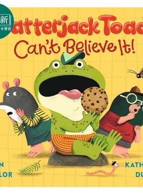 蟾蜍简直不敢相信 Natterjack Toad Cant Believe It 英文原版 儿童绘本 动物故事图画书 进口儿童读物 3岁以上 又日新
