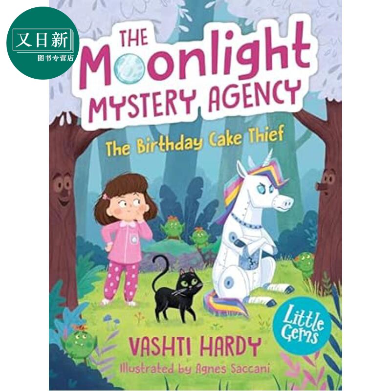 月光侦探社1 The Moonlight Mystery Agency 1 英文原版 儿童彩图章节故事书 侦探冒险故事 进口童书 6岁以上 又日新