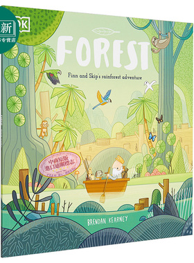Brendan Kearney Forest 森林 英文原版 进口图书 儿童绘本 故事图画书 热带雨林动植物 大自然生态绘本 3-5岁