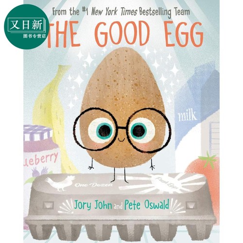 Jory John The Good Egg 食物家族 乖乖蛋 英文原版 进口图书 儿童绘本 故事图画书 坏种子同作者 又日新