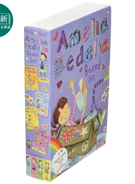 糊涂女佣章节书#1(4册盒装)Amelia Bedelia Chapter Book 4-Book Box Set 英文原版 儿童章节书 插图章节故事书 又日新
