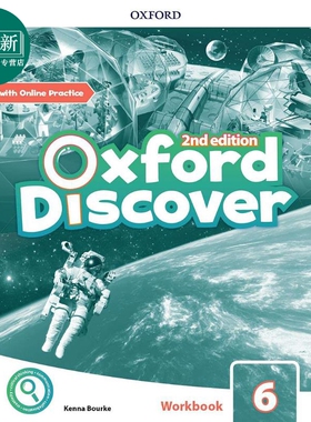 Oxford Discover 2e Level 6 Workbook with Online Practice 牛津少儿英语探索系列 练习册含线上练习 6级 英文原版 又日新
