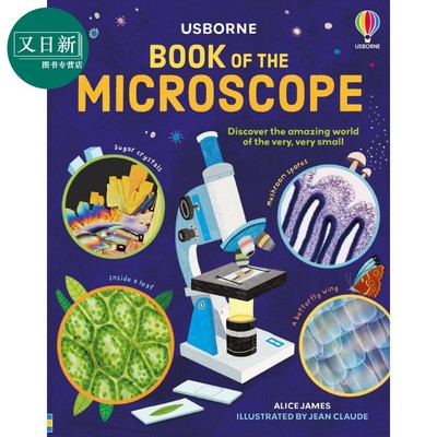 显微镜的世界Book of the Microscope英文原版 儿童科普绘本 知识百科图画书 精装精品绘本 进口儿童读物Usborne 又日新